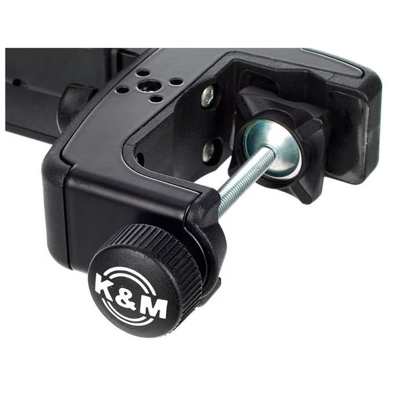 16085 Support de Casque Noir à Clamper