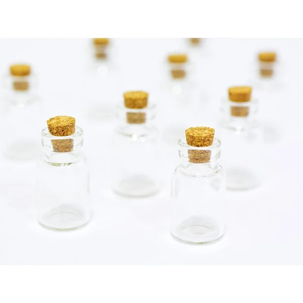 1 fiole en verre 2,6 cm