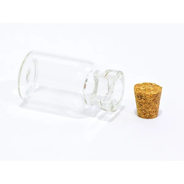 1 fiole en verre 2,6 cm