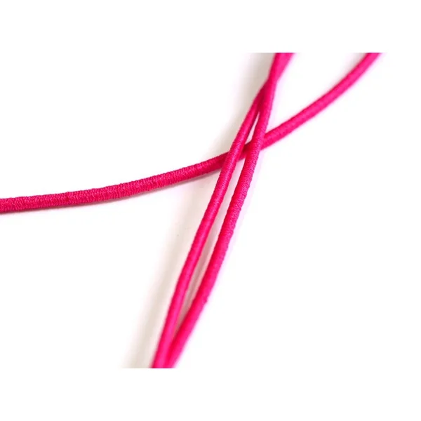 1 m de cordon élastique 1 mm - Rose fushia