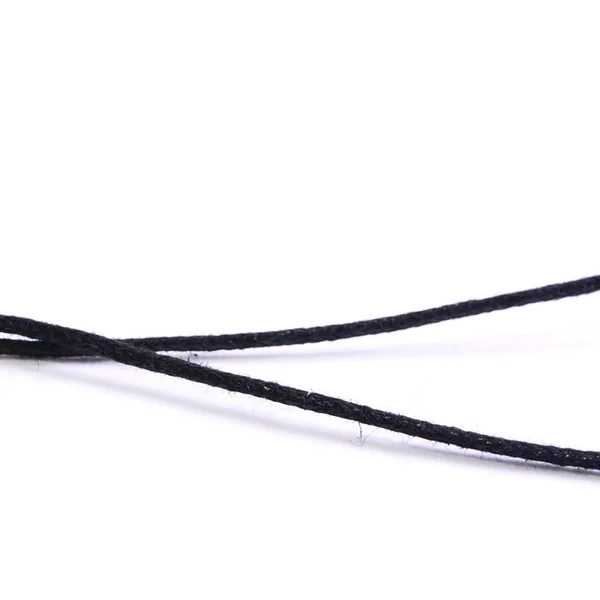 1 m de fil de coton ciré - noir
