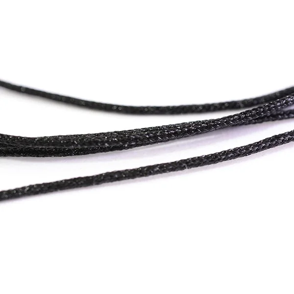 1 m de fil de jade / fil nylon tressé 1 mm - noir