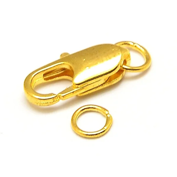 1 mousqueton long - 18 mm - couleur doré