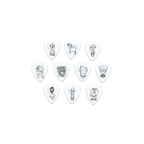 1CWH2-10JS JOE SATRIANI WHITE THIN Pack de 10