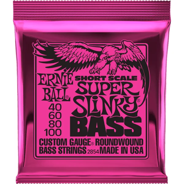 2854 40/100 Super Slinky Cordes Basses Short Scale
