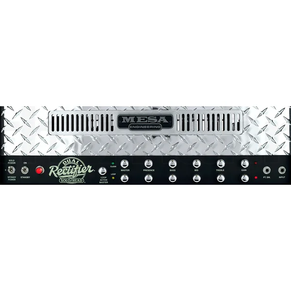 90s Dual Rectifier Standard Head - Black Bronco