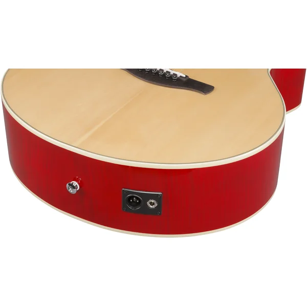 AE170 NTR - natural top, transparent red back
