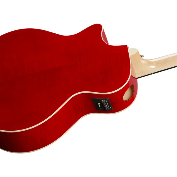 AE170 NTR - natural top, transparent red back