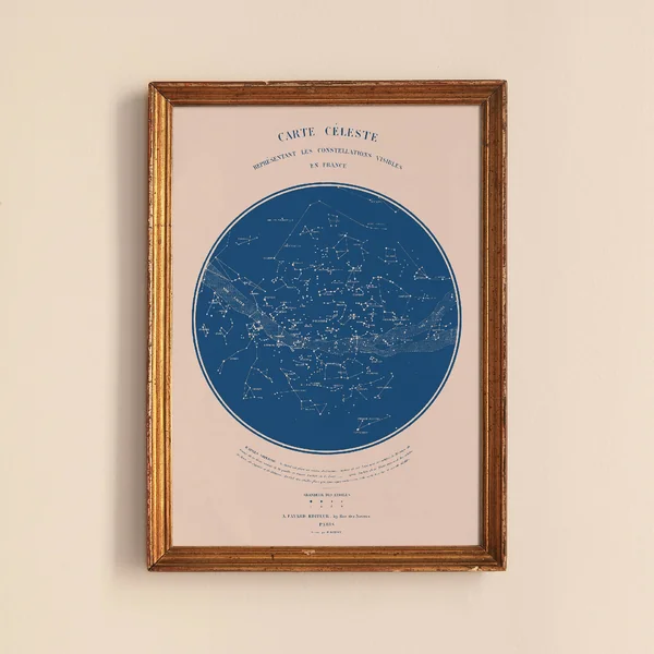 Affiche : Carte Céleste