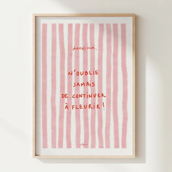Affiche — N’oublie jamais...