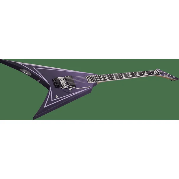 Alexi Laiho Hexed Signature - purple fade satin w/ ripped pinstripes