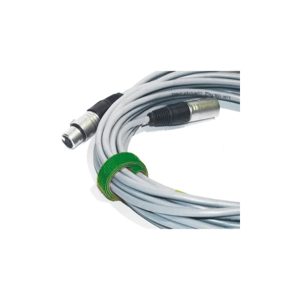 attache cable velcro vert gros modèle 30cm X 2.5cm à scratch