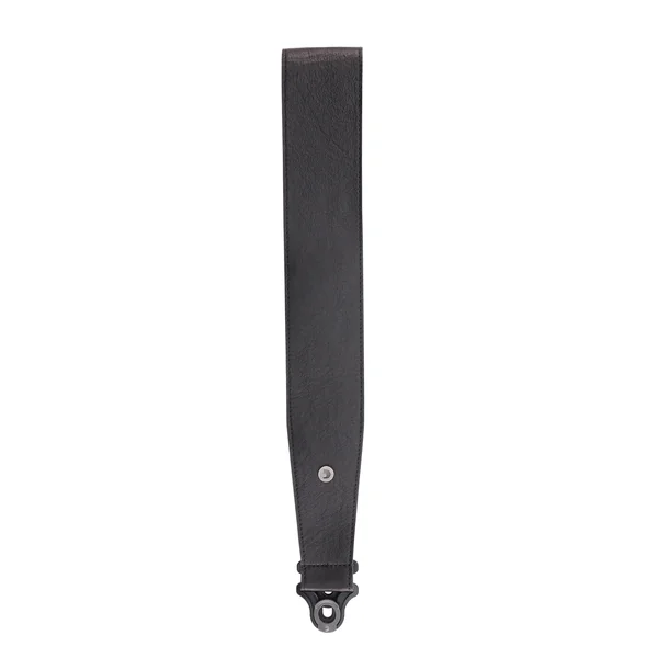 Auto Lock Cuir Guitar Strap Black Largeur 7,6 cm