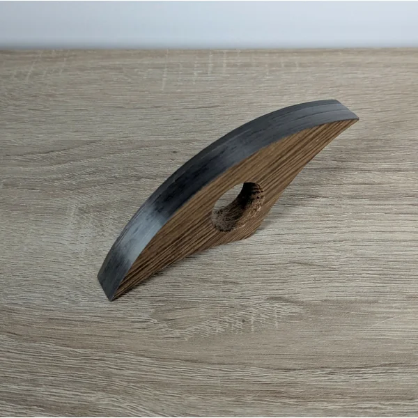 Bague de lecture avec Marqueterie de Paille Gris Anthracite