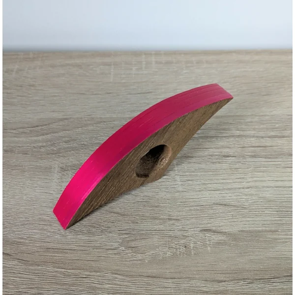 Bague de lecture avec Marqueterie de Paille Rose