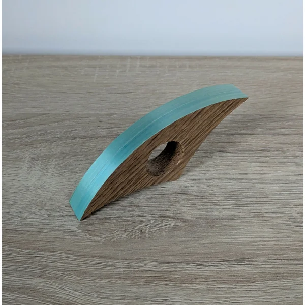 Bague de lecture avec Marqueterie de Paille Turquoise