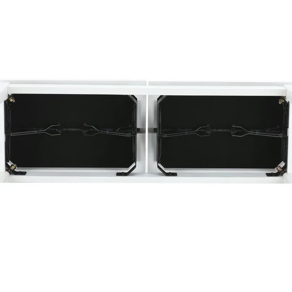 BANQUETTE PIANO DELUXE DOUBLE BLANC MAT
