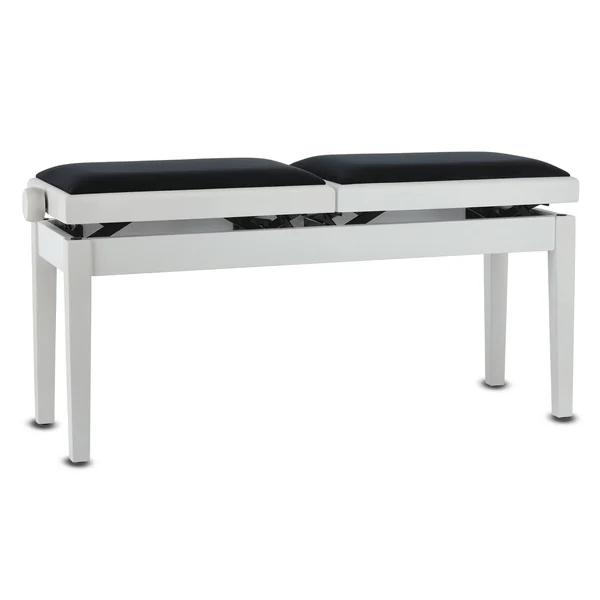 BANQUETTE PIANO DELUXE DOUBLE BLANC MAT