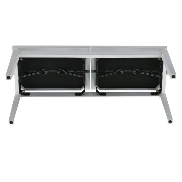 BANQUETTE PIANO DELUXE DOUBLE BLANC MAT