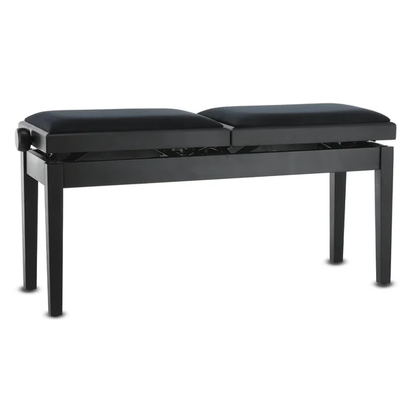 BANQUETTE PIANO DELUXE DOUBLE NOIR MAT