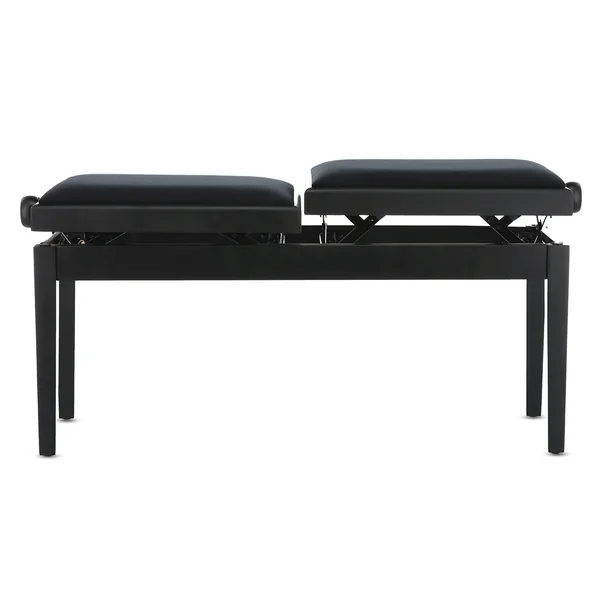 BANQUETTE PIANO DELUXE DOUBLE NOIR MAT