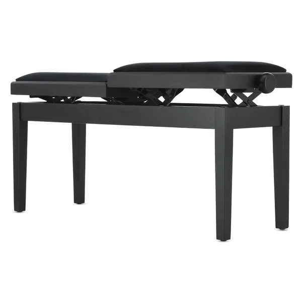 BANQUETTE PIANO DELUXE DOUBLE NOIR MAT