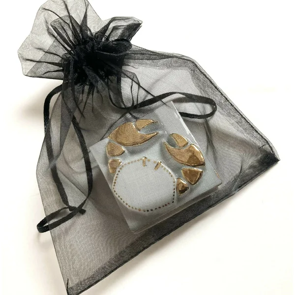 Boite à bijoux "Cancer" en porcelaine