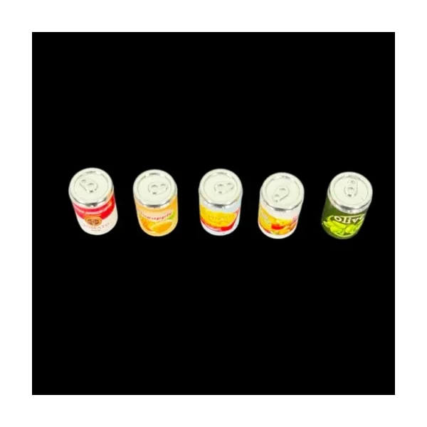 Boites de conserves alimentaire - Lot de 5
