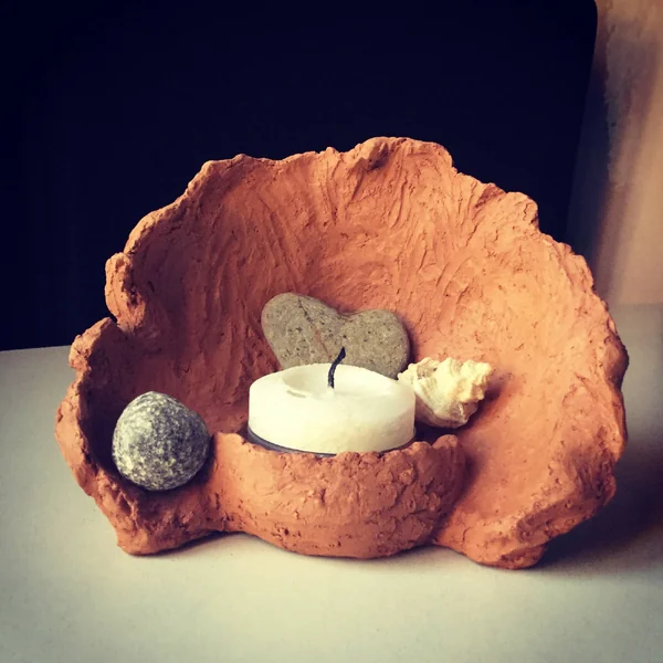 Bougeoir coquillage