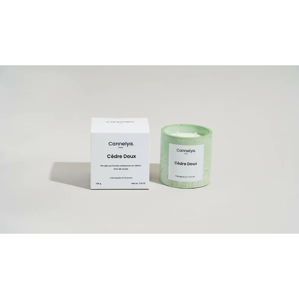 Bougie parfumée Cèdre Doux - Cannelya Paris