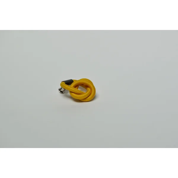 Broche Entrelacs Jaune