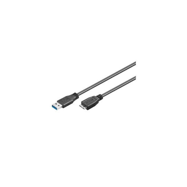 CABLE USB A MALE - MICRO USB B MALE 3.0 EN 1.80 METRE