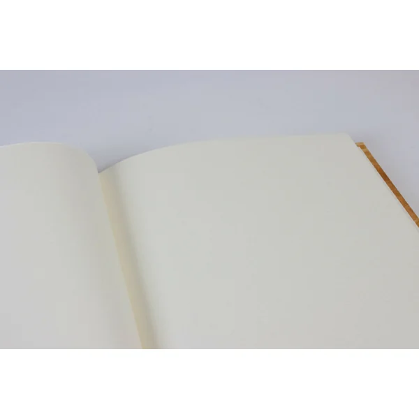 Cahier dos cuir série papiers à la colle
