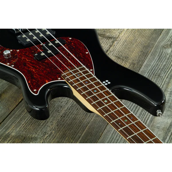 California VM 4-String (Abalone Dots, RW) - highgloss black
