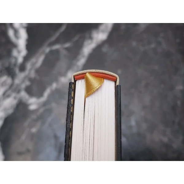 Carnet noir et doré