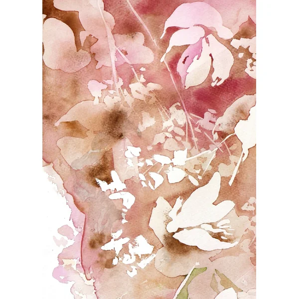 Cascade - Aquarelle originale