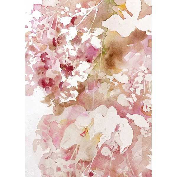 Cascade - Aquarelle originale