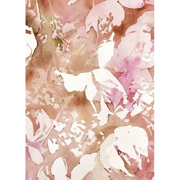 Cascade - Aquarelle originale
