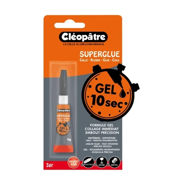 Colle Super Cléo instantanée formule gel