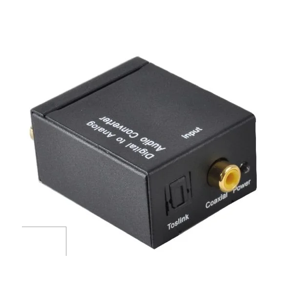 Convertisseur audio numérique analogique power studio CONVER DIGI ANA V1 coax et Toslink adat Spdif