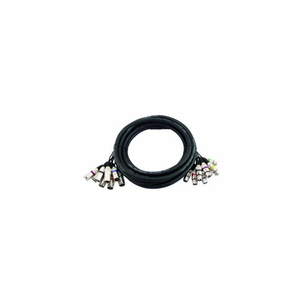 CORDON 8 XLR MALES / FEMELLES 6 METRES DAP AUDIO