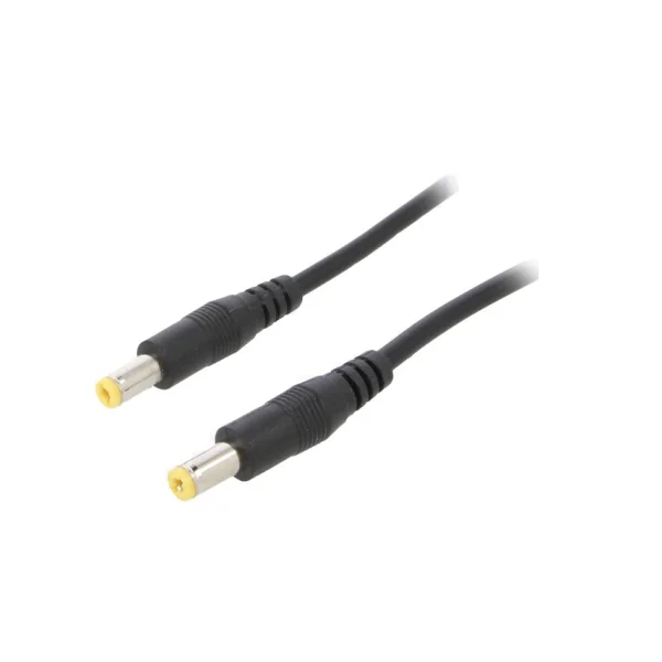 Cordon Alim jack alim 1m 12V 2.1mm mâle mâle
