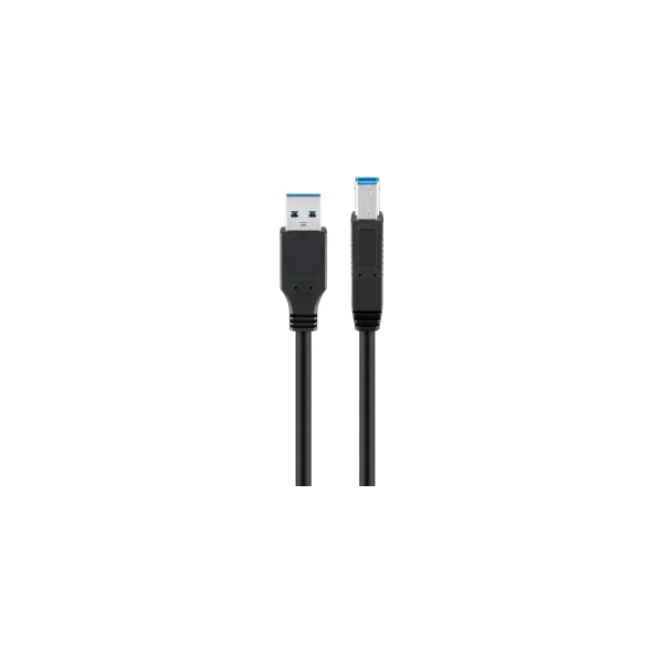 CORDON USB A MALE / USB B MALE 3.0 EN 3 METRES