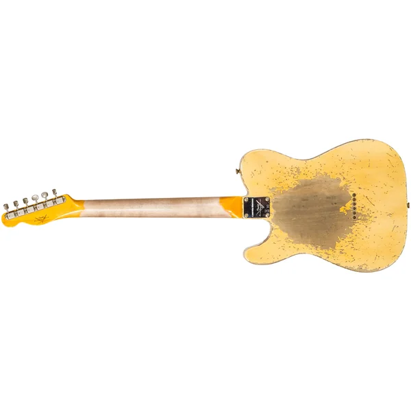 Custom Shop 1950 Double Esquire #R126773 - super heavy relic aged nocaster blonde