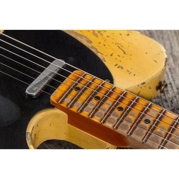 Custom Shop 1950 Double Esquire #R126773 - super heavy relic aged nocaster blonde