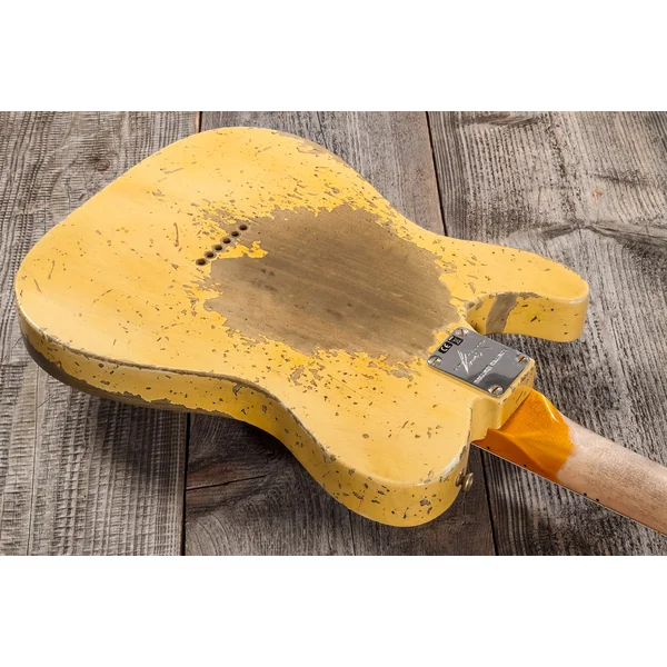 Custom Shop 1950 Double Esquire #R126773 - super heavy relic aged nocaster blonde