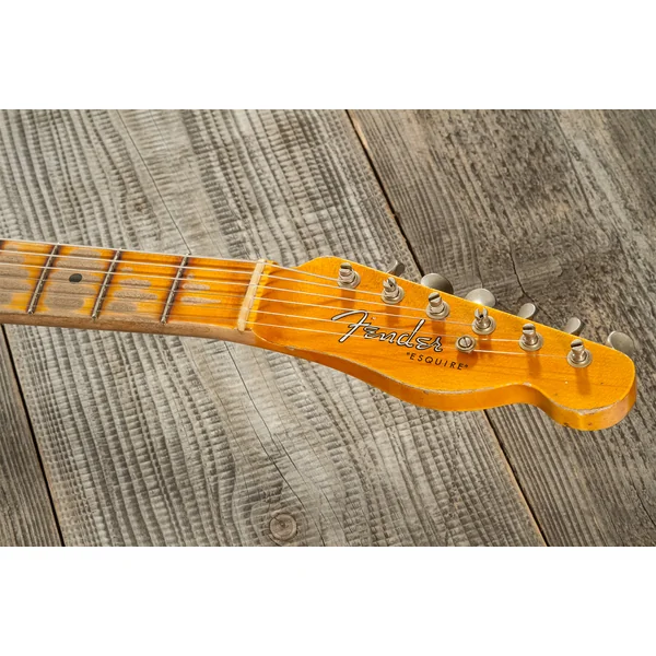 Custom Shop 1950 Double Esquire #R126773 - super heavy relic aged nocaster blonde