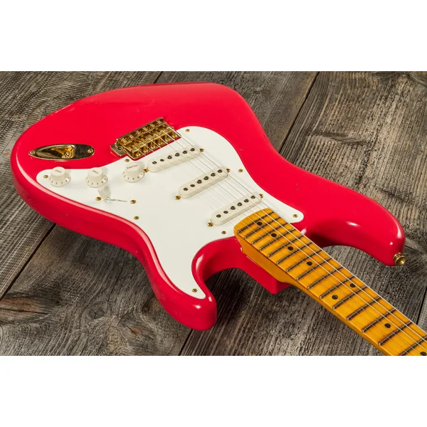Custom Shop 1956 Stratocaster #R130433 - journeyman relic fiesta red
