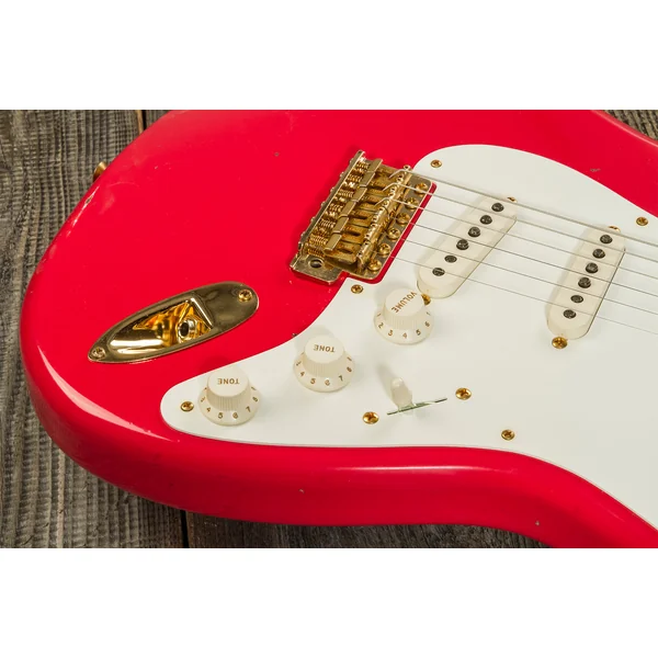 Custom Shop 1956 Stratocaster #R130433 - journeyman relic fiesta red