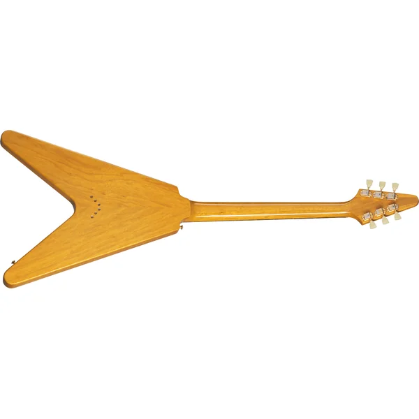 Custom Shop 1958 Korina Flying V Reissue (White Pickguard) - vos natural